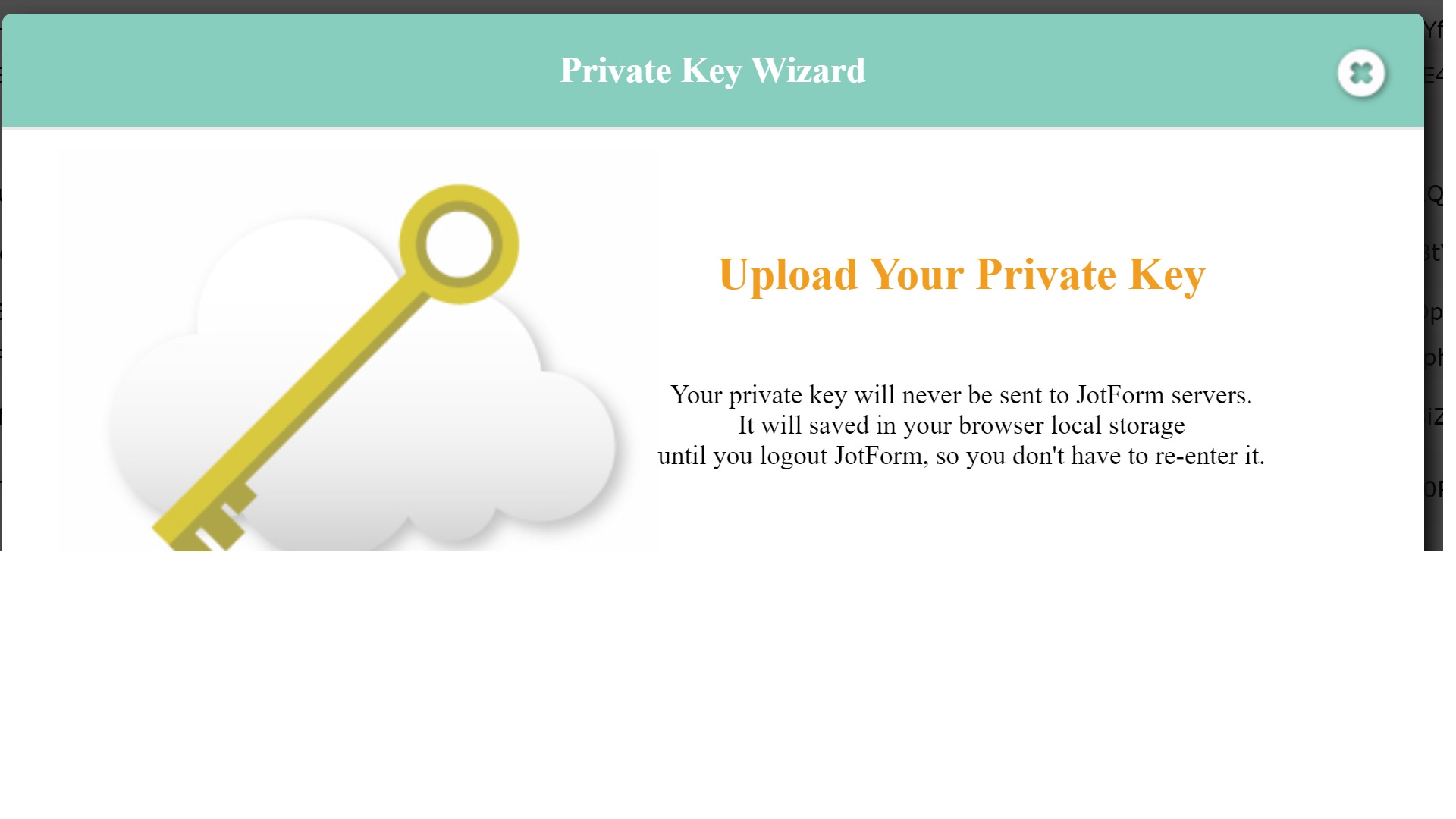 where to find the privacy key?